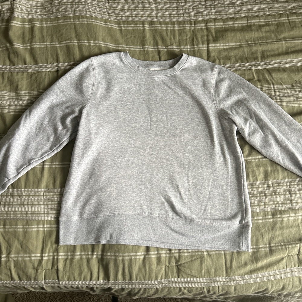 Tek Gear Ultrasoft Fleece Crewneck Sweatshirt - Light Gray